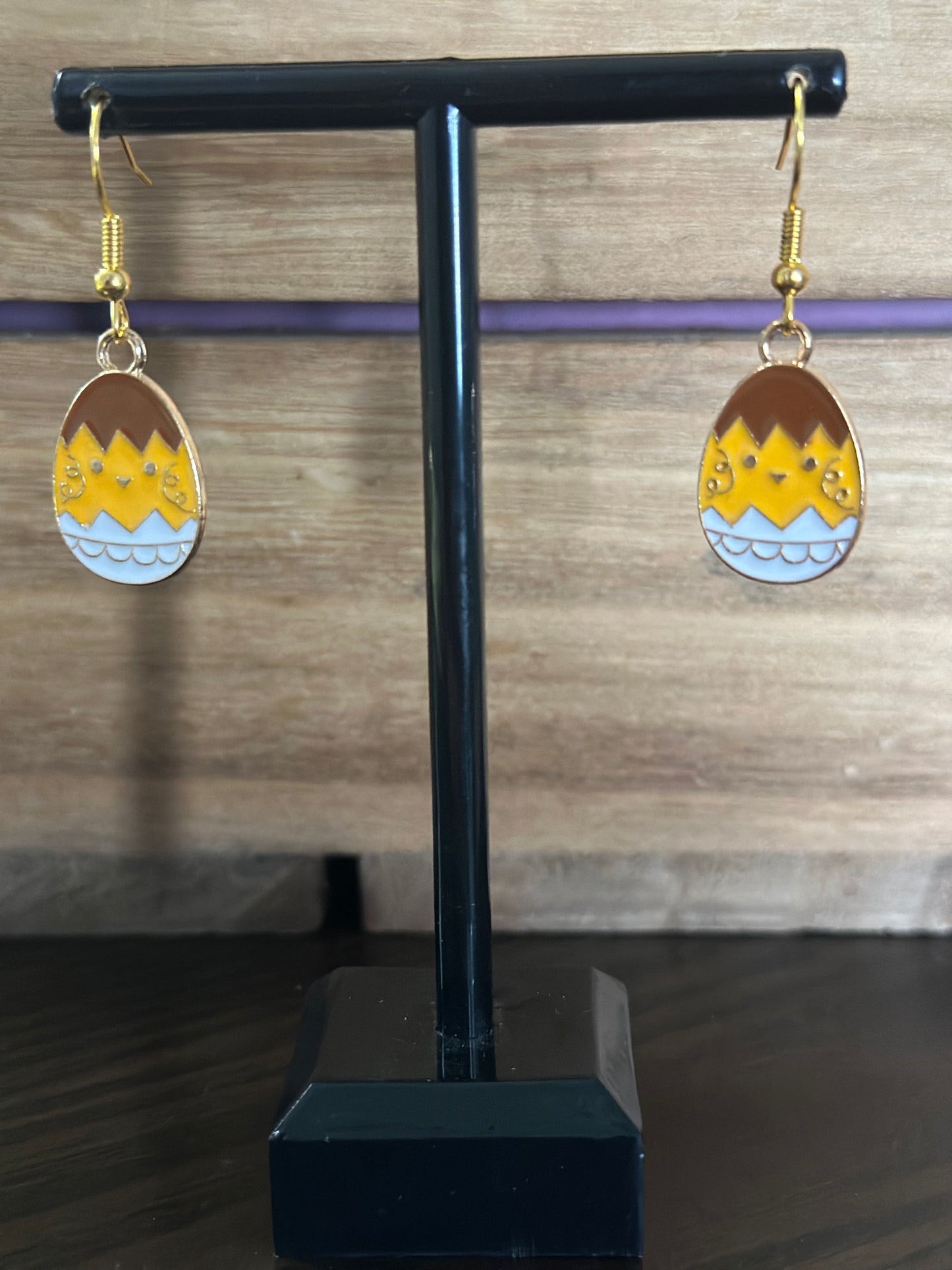 Baby chic Easter Egg charm earrings