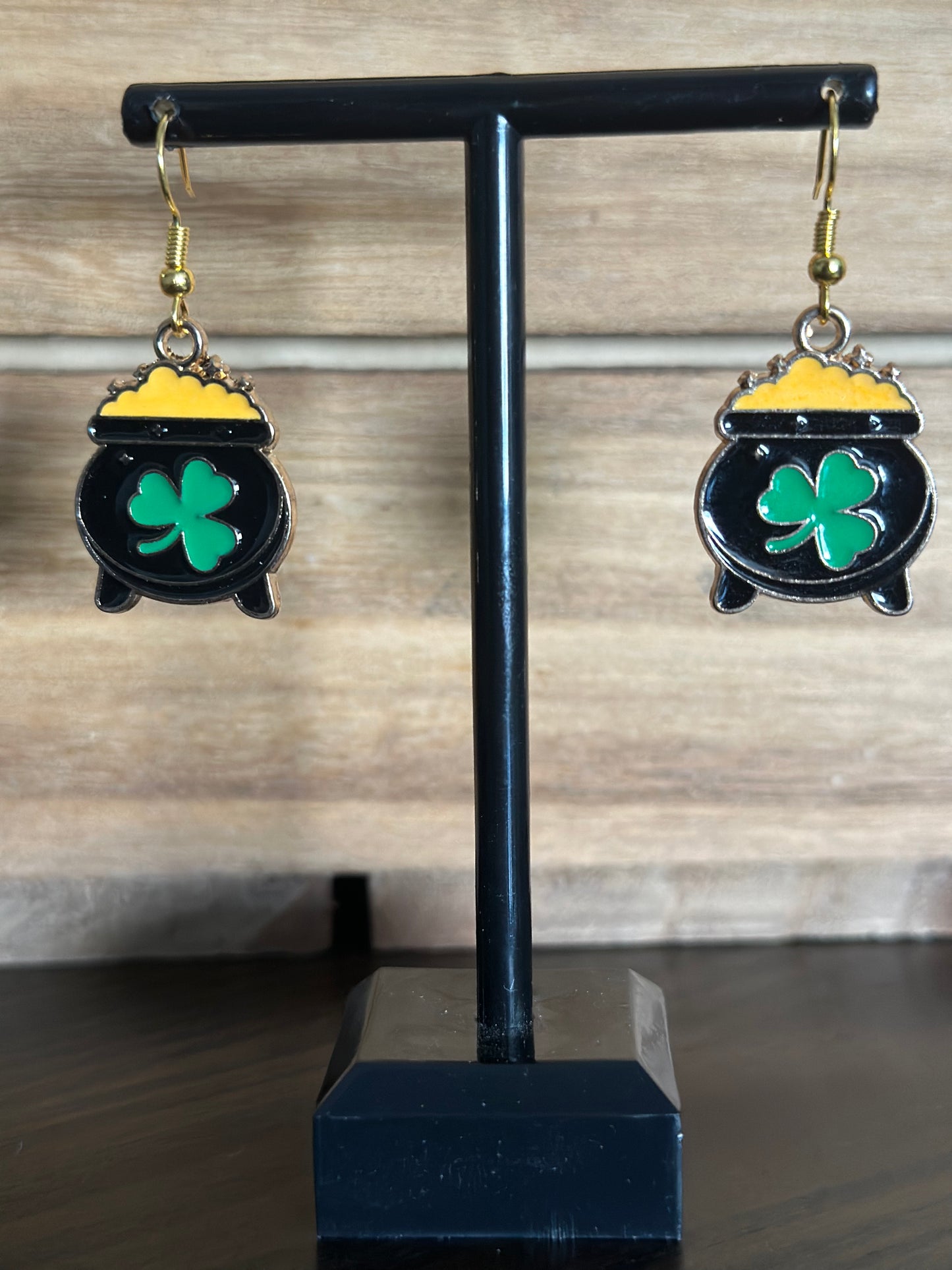 Pot of Gold Charm Earrings