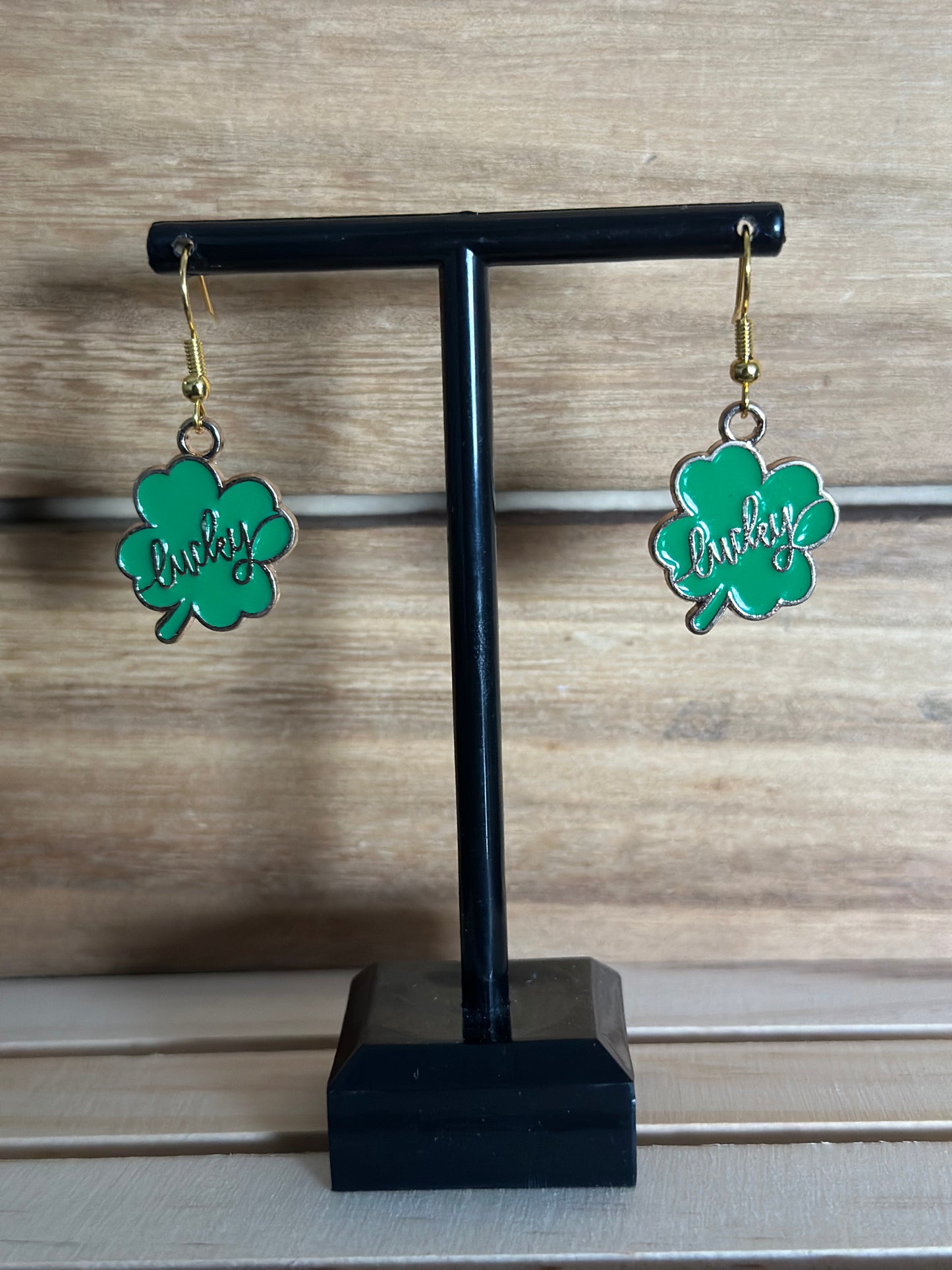 Lucky Clover Charm Earrings