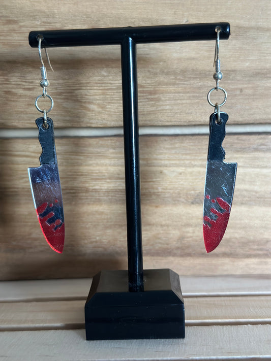 Bloody Knives Earrings