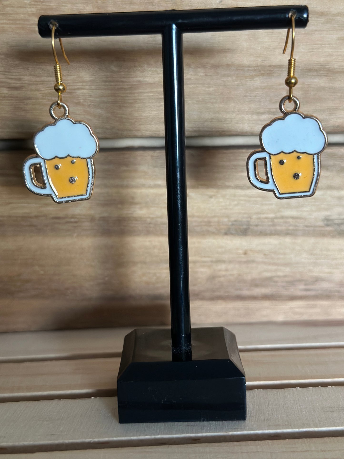 Beer Mug Earrings