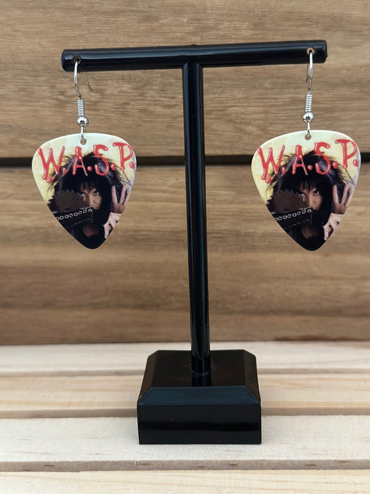 W.a.s.p. Guitar Pick Earrings