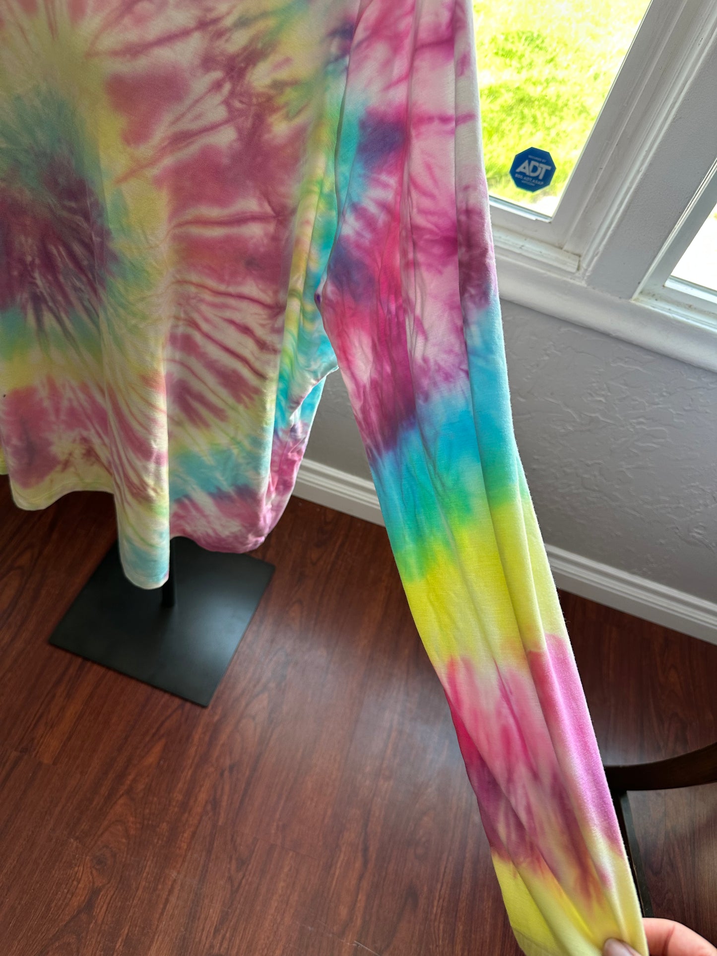Sunshine Vibration Spiral Long sleeve Tie-Dye Tee
