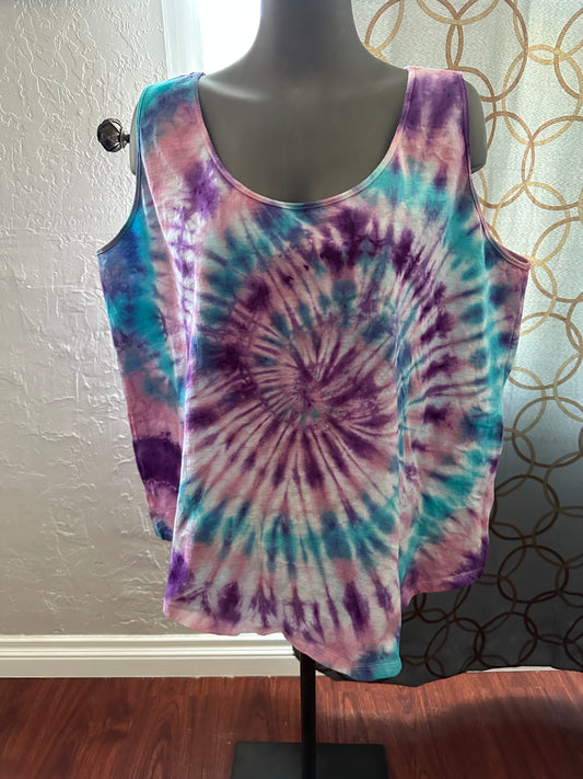 Cotton Candy Spiral Tank top