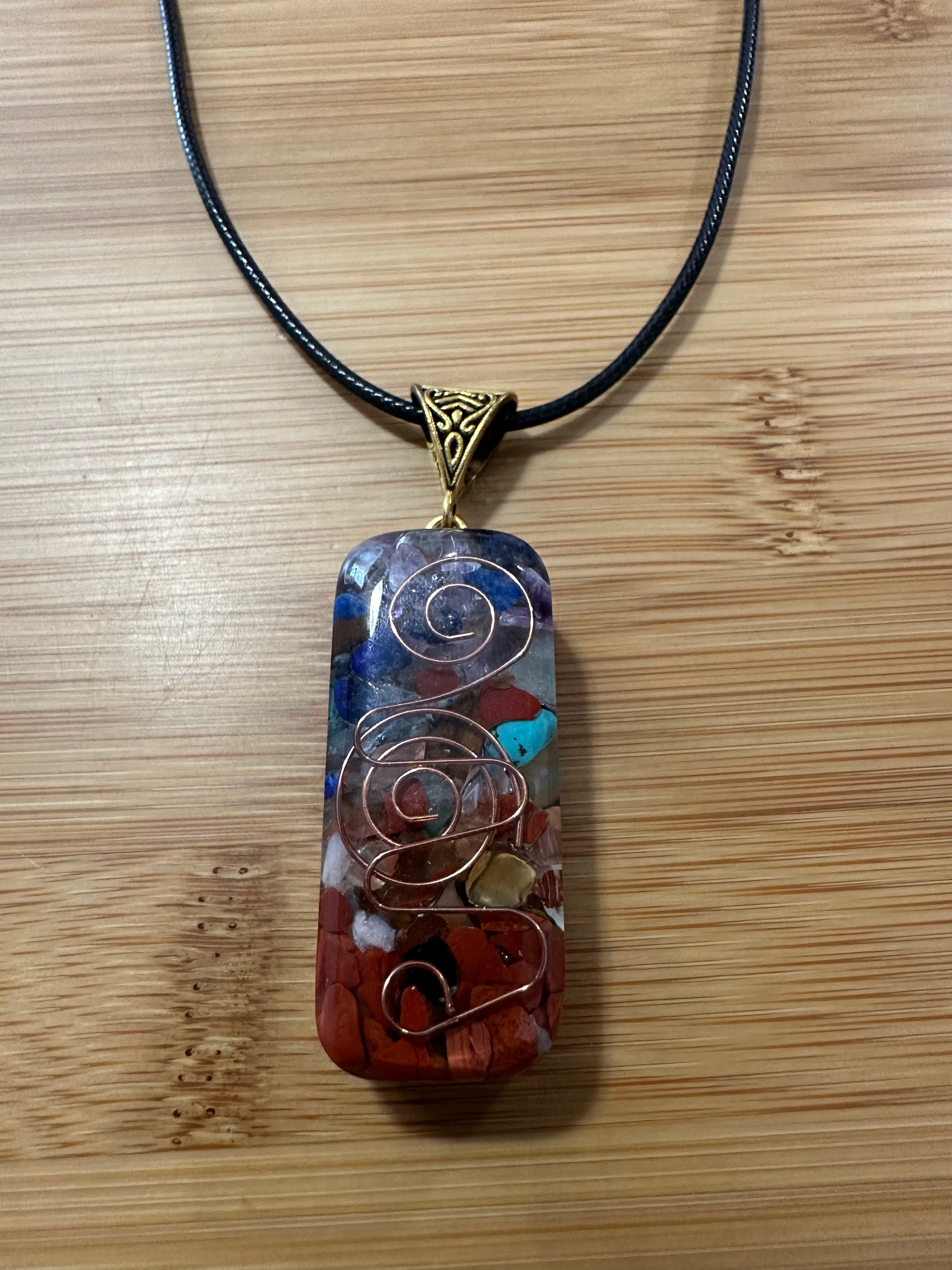 Chakra crystal necklace store