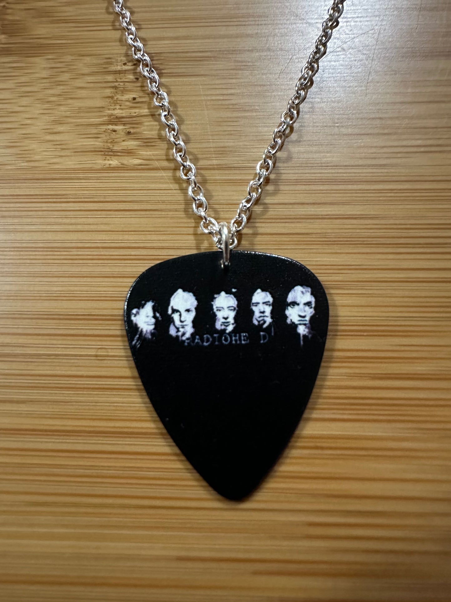 Band Guitar Pick Necklace